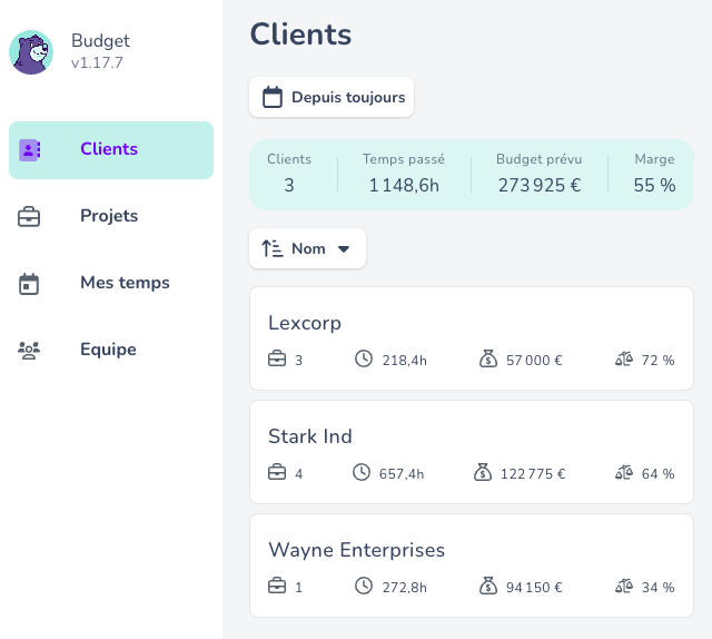 vue clients